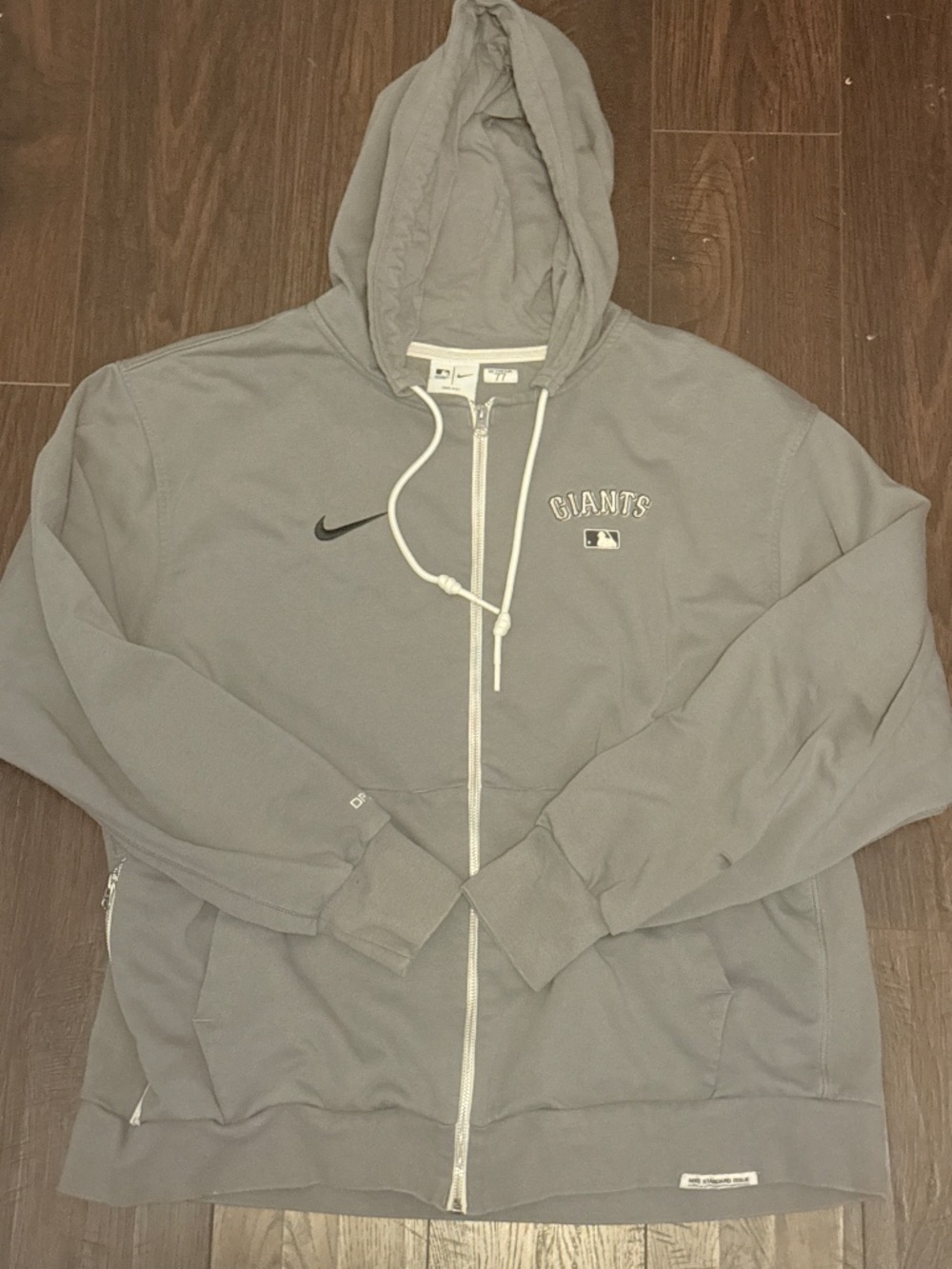 Nike MLB SF Giants Player Issued Travel Full Zip Hoodie XXL Carson Seymour #77